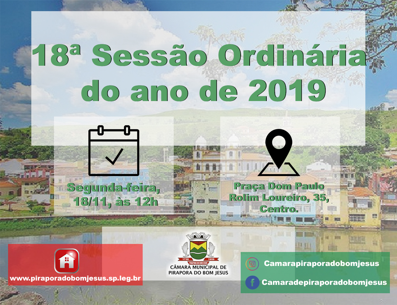 18ª Sessão Ordinária de 2019