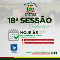 18ª Sessão Ordínaria