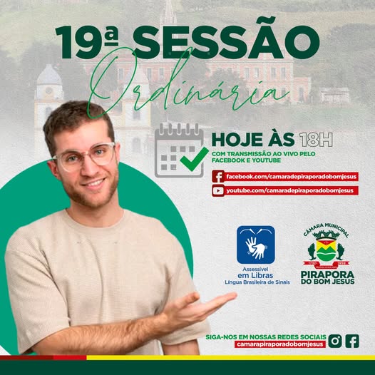 🌟 19ª Sessão Legislativa da Câmara de Vereadores de Pirapora do Bom Jesus! 🌟