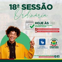 📢 Hoje é dia de Sessão Legislativa! 📢