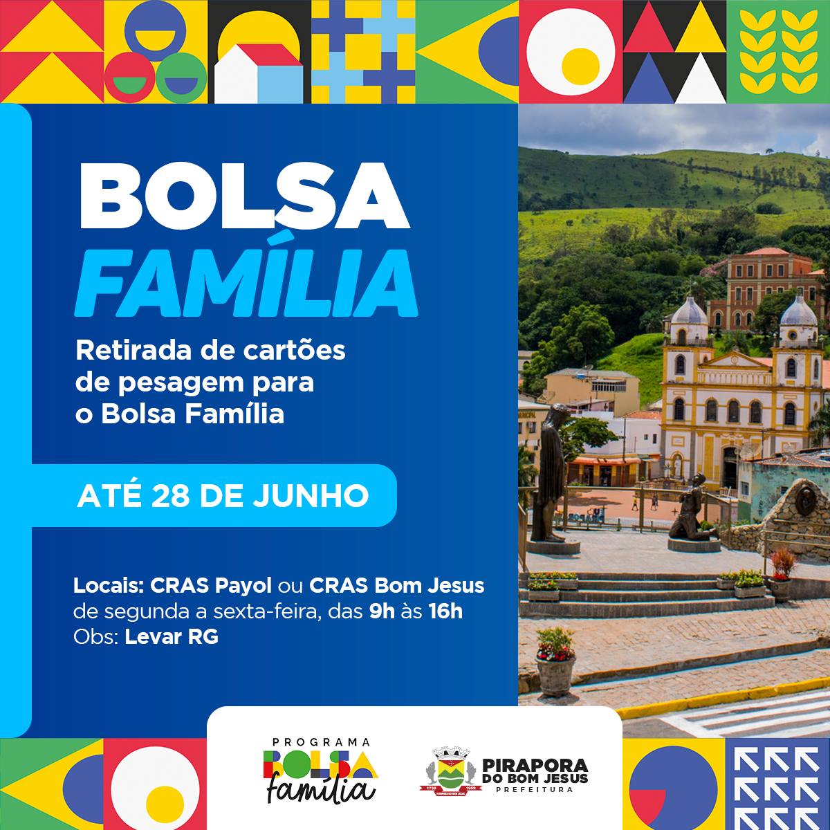 Atenção piraporanos cadastrados no Bolsa Família. ⚠️