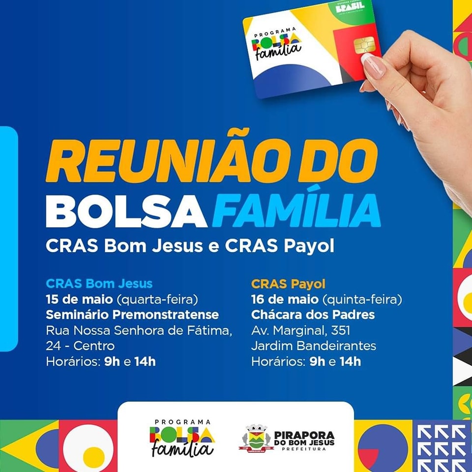 Atenção, piraporanos cadastrados no Bolsa Família. ⚠️