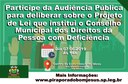 Audiência Pública CMDPD