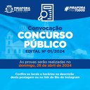 Edital de Convocação do Concurso Público 01/2024