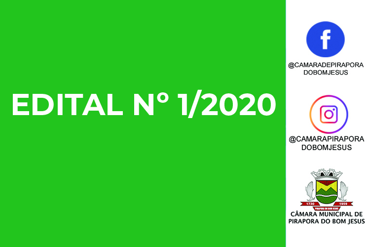 Edital nº 1/2020