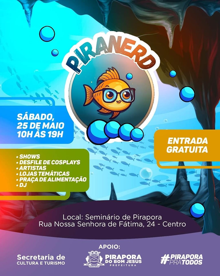 Faltam poucos dias para o PiraNerd 2024! 👾