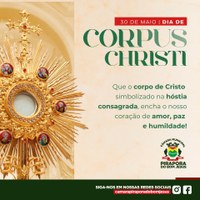 ﻿30 de Maio, Corpus Christi